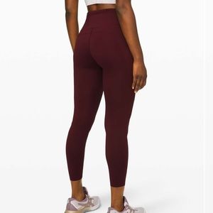 lululemon Fast and Free Tight II 25", sz 0